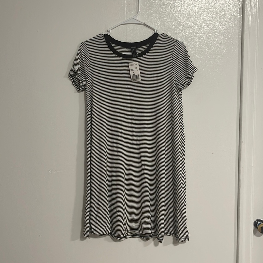 Forever 21 striped tshirt dress